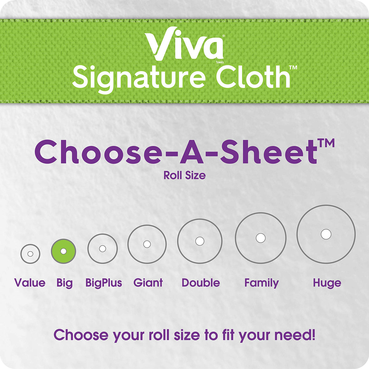 White Paper Towels, 6 Big Rolls X17589