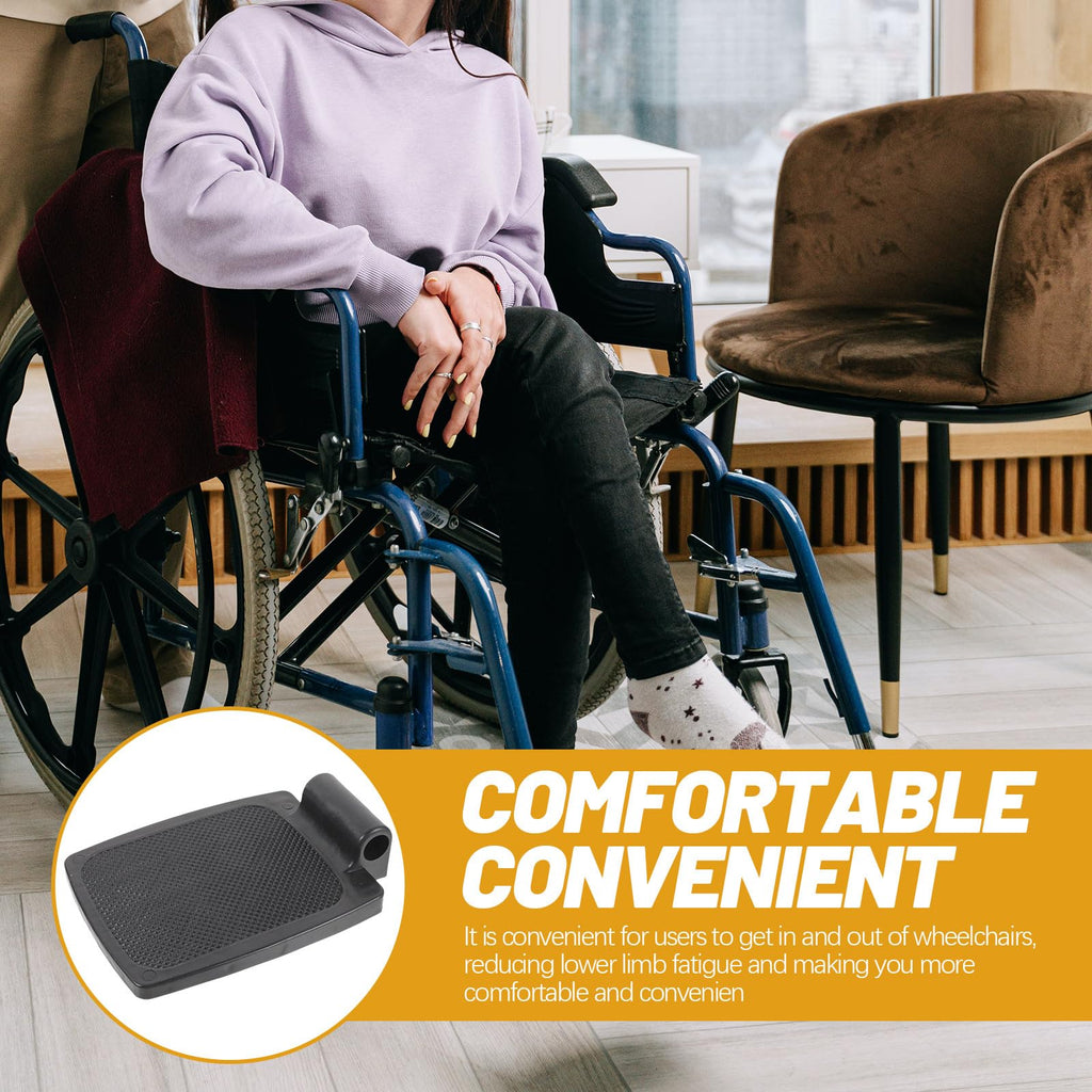 Wheelchair Footrest Pair Plastic Footplates I599793