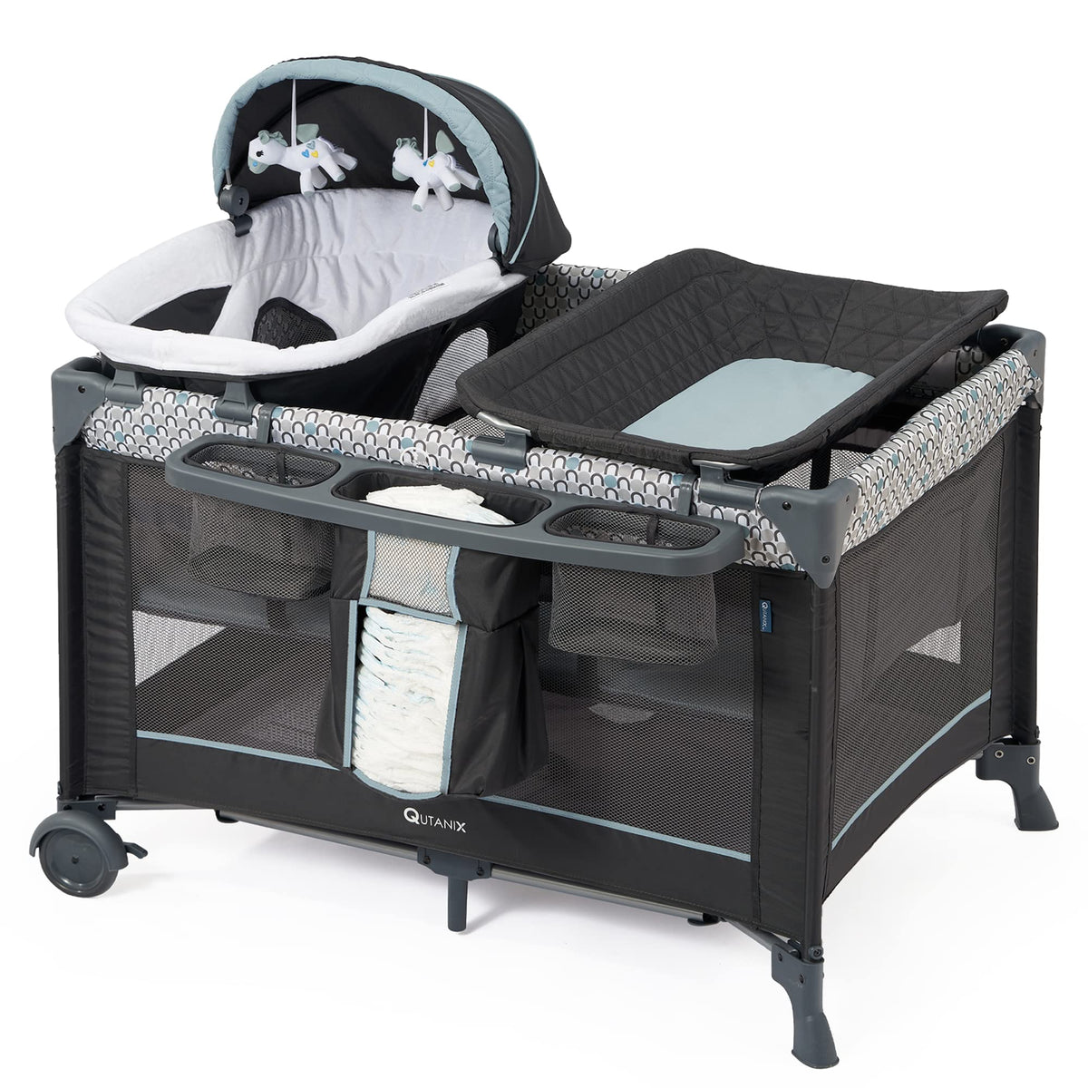 5 in 1 Foldable Baby Crib Playpen L7283