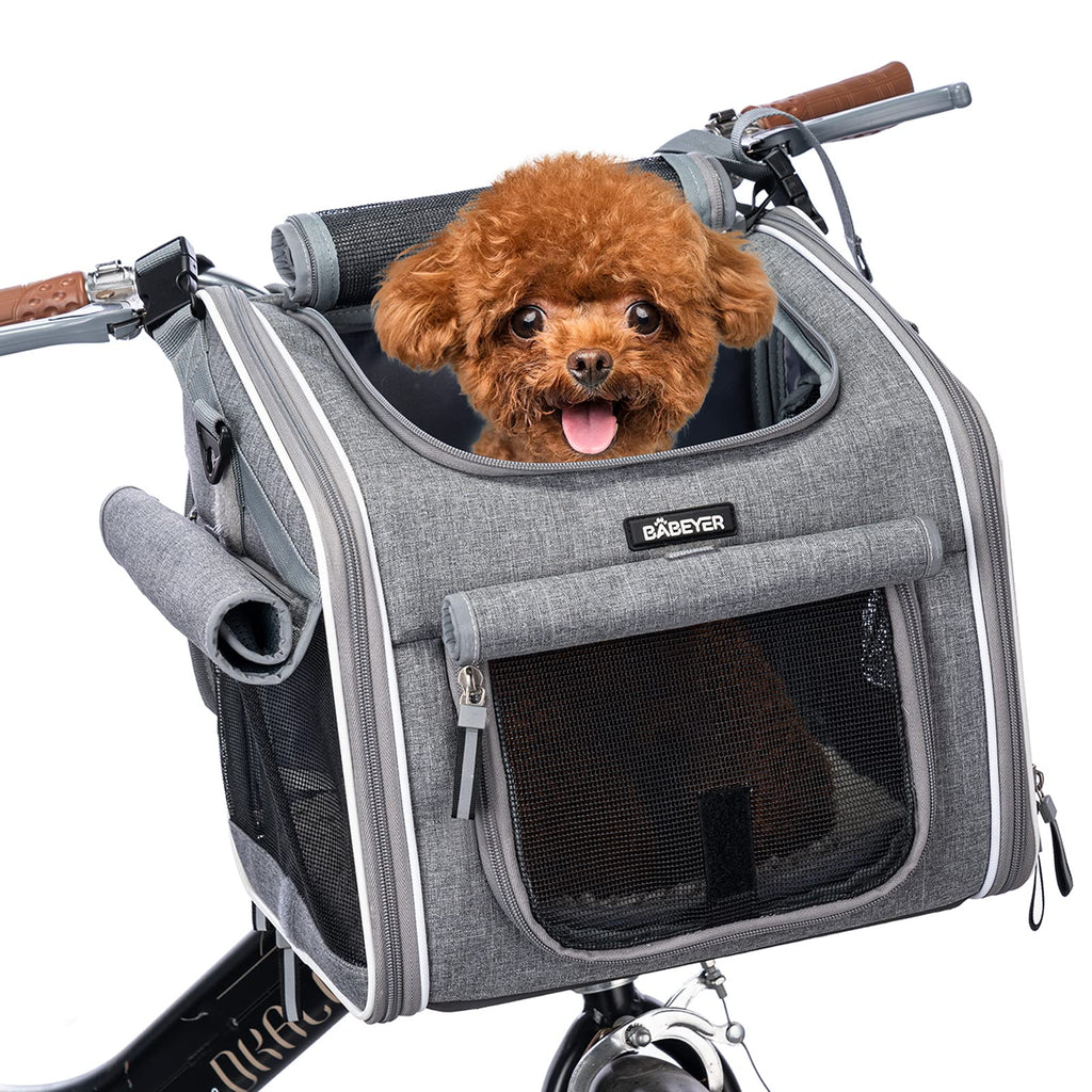 Expandable Soft-Sided Pet Carrier Backpack with 4 Open Doors, 4 Mesh Windows T89600