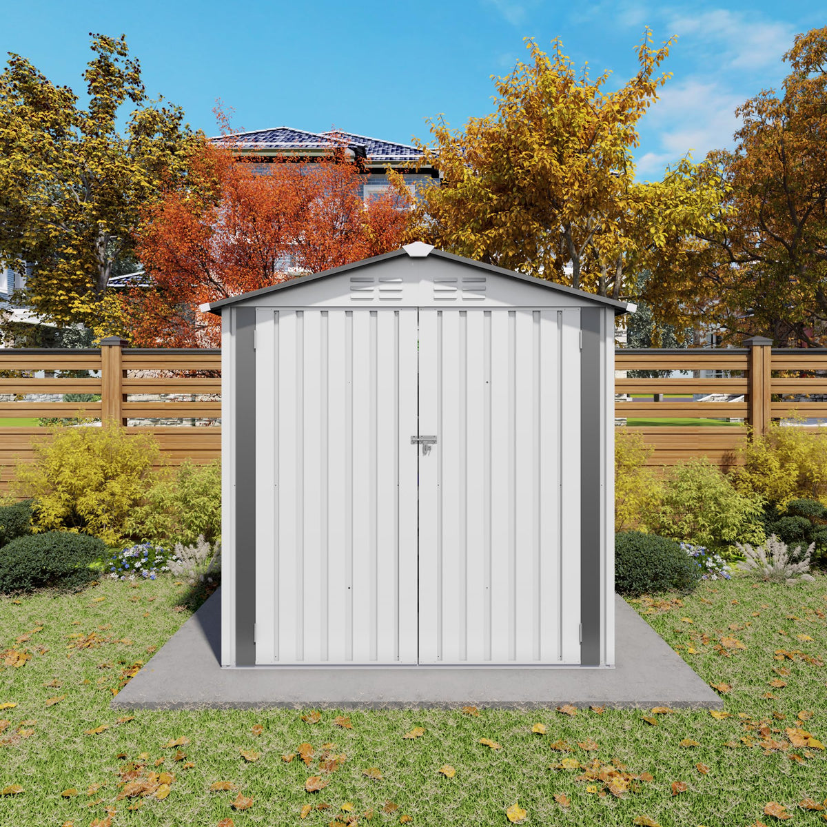 10x14 FT Outdoor Metal Storage Shed S7584